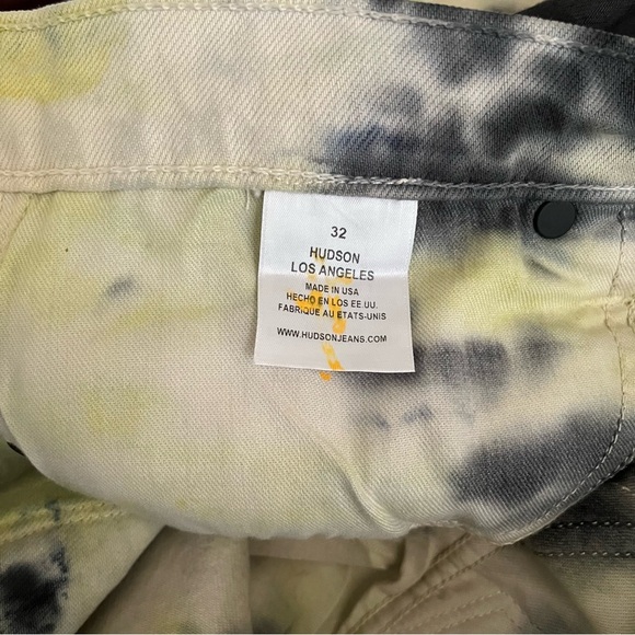 Hudson Holly High Rise Cropped Bootcut Jeans Women's Size 32 Electric Citron NWT - Picture 5 of 10